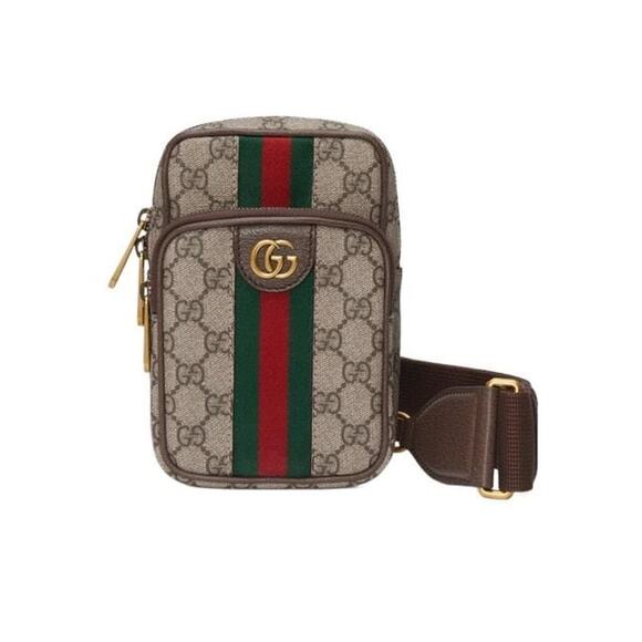 GUCCI GG OPHIDIA WEB STRIPED CROSSBODY - Picture 2 of 7